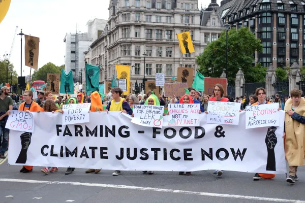 Demonstration für Food & Climate Justice